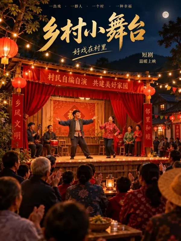 《村晚大舞台》- 黄豆影视生活喜剧短剧封面
